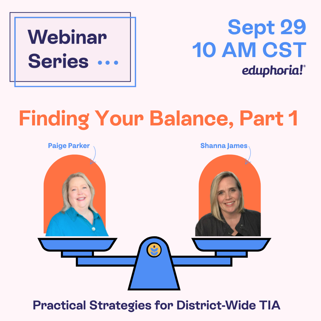 Webinar announcement featuring Paige Parker and Shanna James discussing practical strategies for TIA.